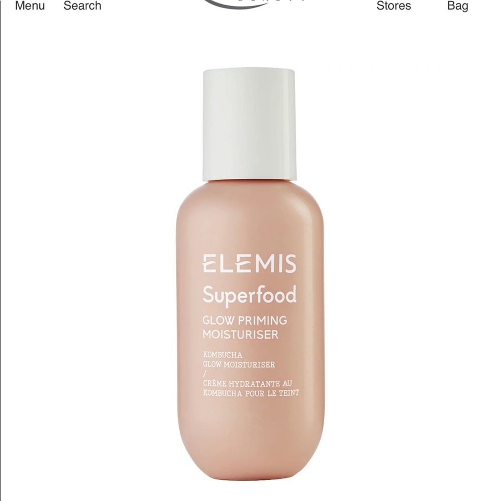 ELEMIS Superfood Glow Priming Moisturiser 2oz $49 CLEAN BEAUTY NIB